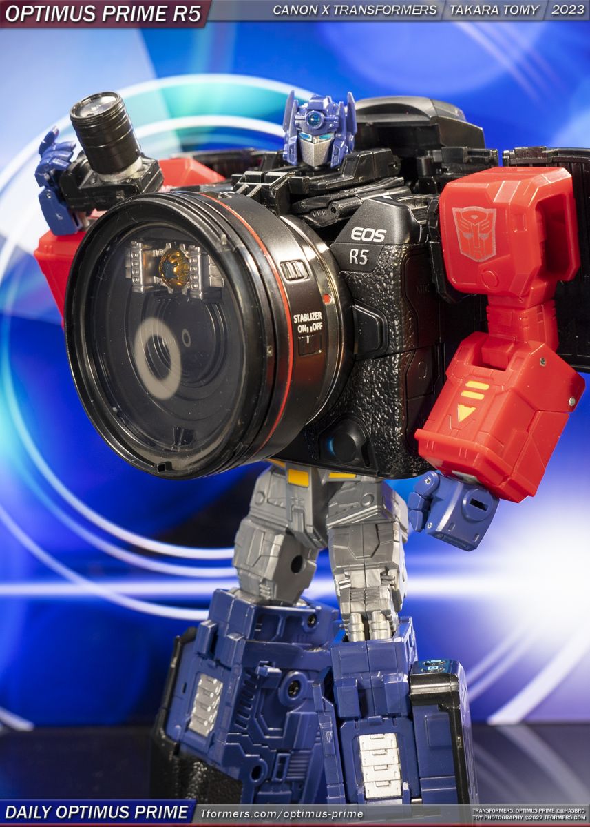 Canon OPTIMUS PRIME R5 フィギュア Transformers Collaborative Canon x Transformers Optimus Prime R5